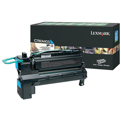 Lexmark C792A4CG Cyan Standard Yield Toner Cartridge (65dd10a9e8837636b11ac1d9_ud)