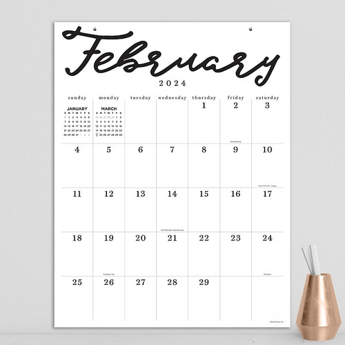 2024 TF Publishing 22" x 17" Large Art Poster Wall Calendar (24-8214)