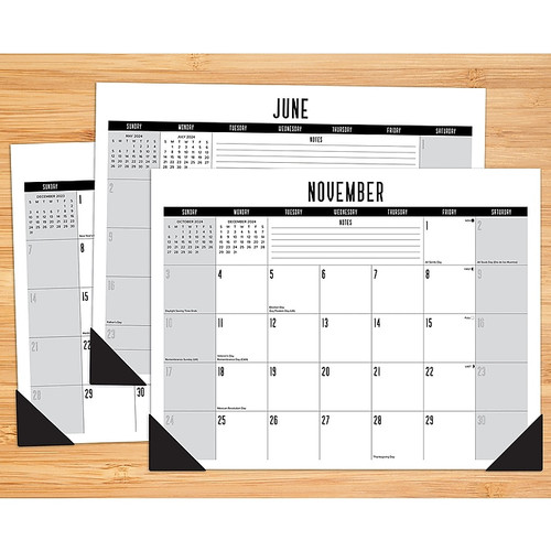 2024 Willow Creek Basic 22" x 17" Monthly Desk or Wall Calendar, Multicolor (39700)