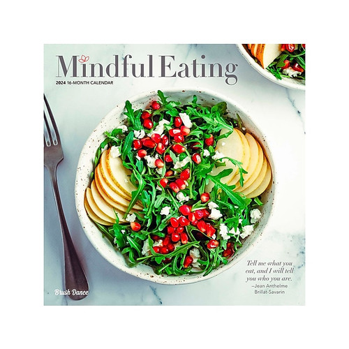 2024 BrownTrout Mindful Eating 12" x 12" Monthly Wall Calendar (9781975469993)