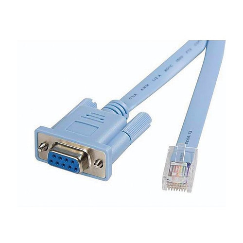 Startech 6' RJ45 to DB9 Cisco Console Management Router Cable, Blue (DB9CONCABL6)