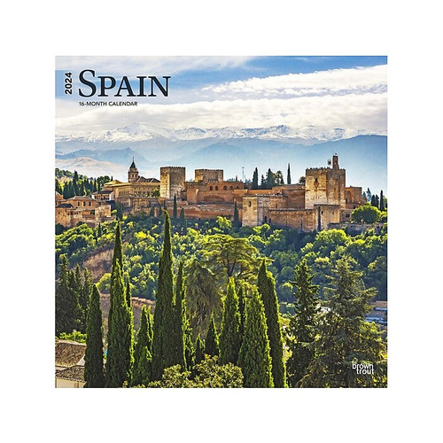 2024 BrownTrout Spain 12" x 12" Monthly Wall Calendar (9781975467623)
