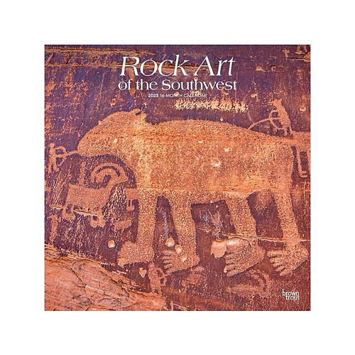 2024 BrownTrout Rock Art of Southwest 12" x 12" Monthly Wall Calendar (9781975467296)