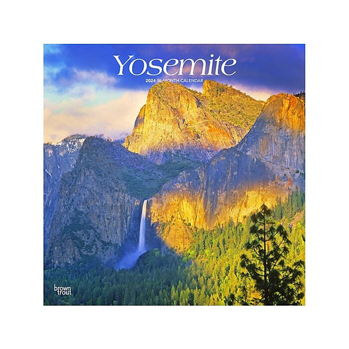 2024 BrownTrout Yosemite 12" x 12" Monthly Wall Calendar (9781975465841)