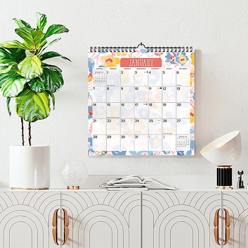 2024 Willow Creek Meadow Flowers 12" x 12" Monthly Wall Calendar, Multicolor (38949)