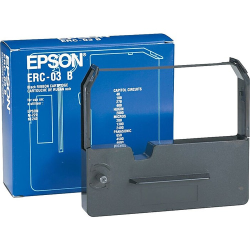 EPSON® ERC-03B Printer Ribbon for ERC-03/M-210V/M220/M-240, Black (65dd149de8837636b11ad58b_ud)