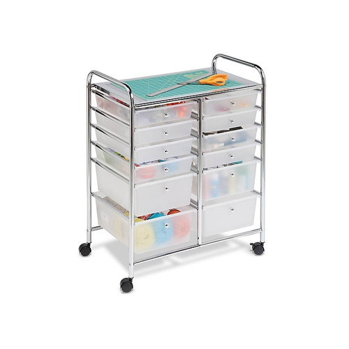 Honey-Can-Do Rolling Storage Cart, Multicolor (CRT-01683)