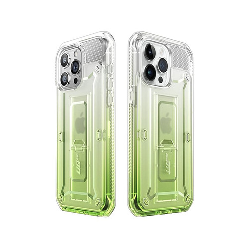 SupCase Unicorn Beetle PRO Rugged Case for iPhone 15 Pro Max, Shock-Absorbing, Gradient Green (SPH23MX67UBPSGG)
