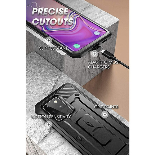 SUPCASE Unicorn Beetle Pro Black Rugged Case for Galaxy S20 Ultra (S-S20UL-UBPR-BK)