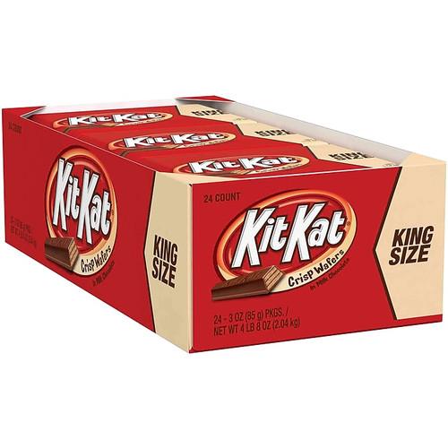 Kit Kat King Size Wafer Bars, 3 oz., 24/Box (HEC22600)