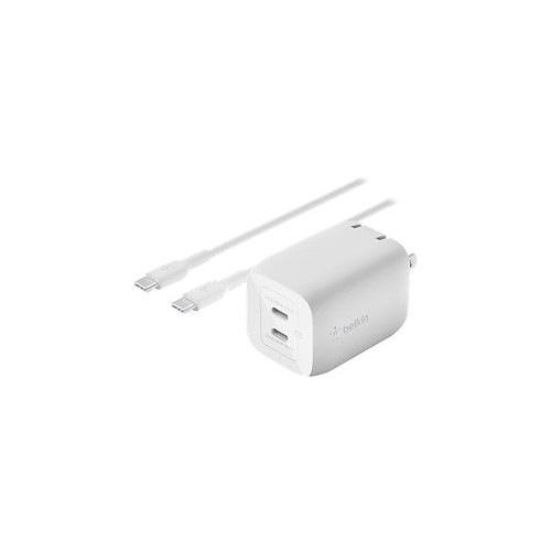 Belkin BOOST CHARGE PRO USB Wall Charger for Tablet/Cellular Phone/Notebook, White (WCH013DQ2MWH-B6)