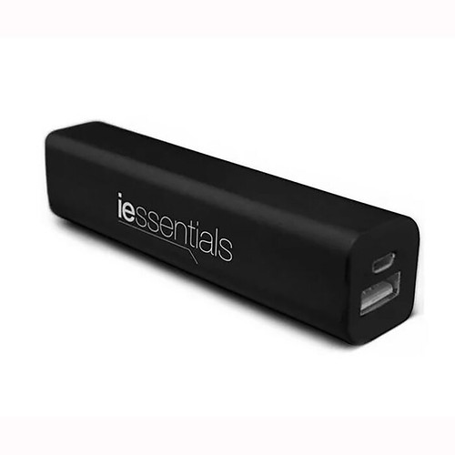 iEssentials USB-A Universal Portable Battery, 2600mAh, Black (IE-PB-BK)