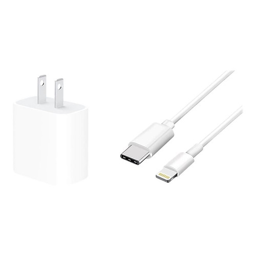4XEM Lightning Charging Kit/Bundle for iPhone/iPad/iPod Touch, White (4XIPHN12KIT3)