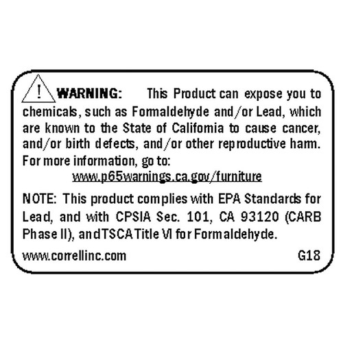 Correll High-Pressure Laminate Top Lab Rectangular Science Table, 36" x 24", Black (LT2460-15)
