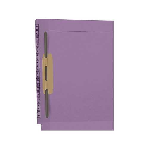 Medical Arts Press Reinforced Classification Folder, 1 3/8" Expansion, Letter Size, Lavender, 50/Box (S-09484-LAV)