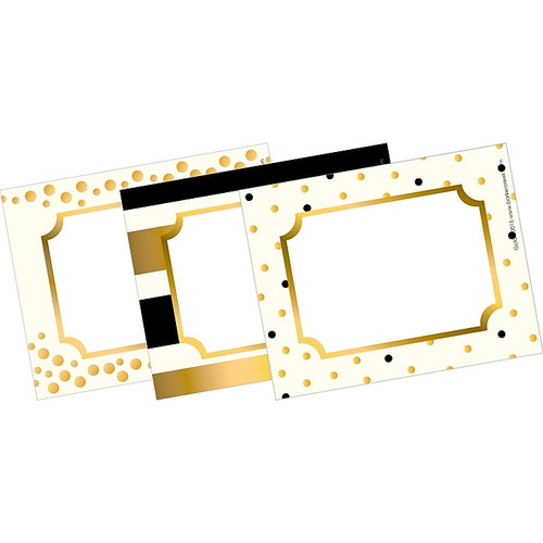 Barker Creek Gold Name Badges & Self-Adhesive Labels, 3-1/2" x 2-3/4", multi-design set, 45/Pack (65dd175fe8837636b11af079_ud)