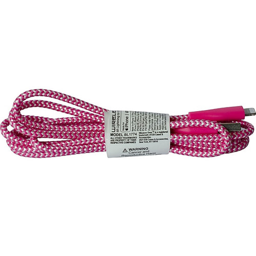 ESI Wireless Gear Lighting to USB-A Cable, Pink (BL1774)