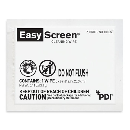 Easy Screen Cleaning Wipes, 50/Pack, 10 Packs/Carton (H01050)