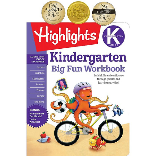 Highlights Big Fun Workbooks, Kindergarten (65dd1797e8837636b11af32a_ud)