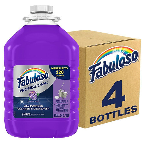 Fabuloso Professional All Purpose Cleaner & Degreaser, Lavender Scent, 1 gal., 4/Carton (US05253ACT)