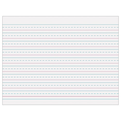 Pacon Zaner-Bloser D'Nealian™ Multi-Program Handwriting Tablet Paper, Grades 1st-2nd, 10-1/2" x 8"  PAC2481