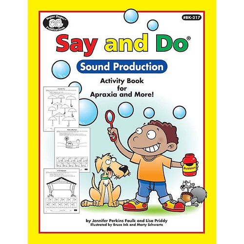 Super Duper® Say and Do® Sound Production Book, Grades PreK and Up (65dd18d3e8837636b11b030d_ud)