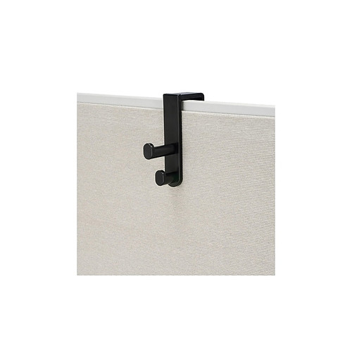 Safco Over-Panel Hook, Black, Plastic (4225BL)