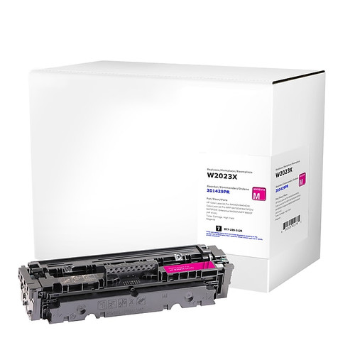 CIG Remanufactured Magenta High Yield Toner Cartridge Replacement for HP 414X (W2023X)