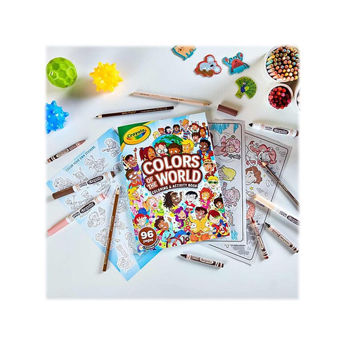 Crayola Colors of the World Coloring Book, 96 Pages (04-2654)