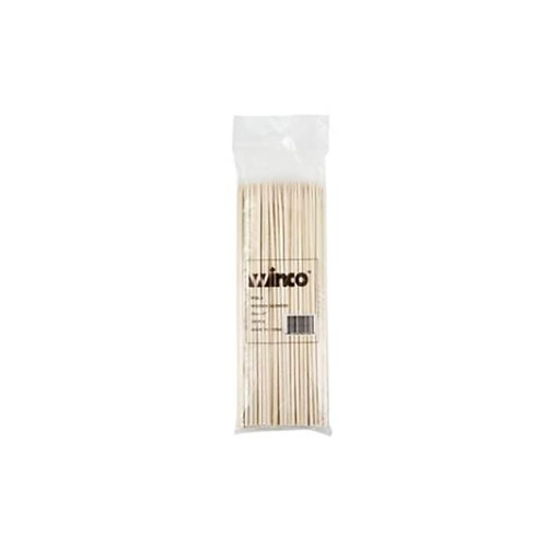 Winco 8" Bamboo Skewer, 100/Carton (75394)