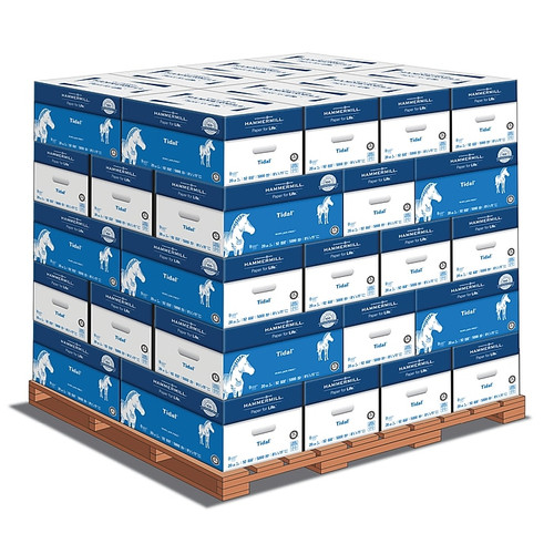 Hammermill® Tidal Paper, 20lb, 8.5" x 11", 92 Bright, White, 200,000 Sheets/Pallet (65dd1e07e8837636b11b3b8c_ud)