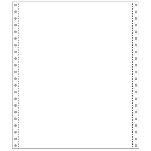 Printworks® Professional Blank Computer Paper W/Side Perforated, 9 1/2" x 11", White, 2200 Sheets (65dd1e6ce8837636b11b3f64_ud)