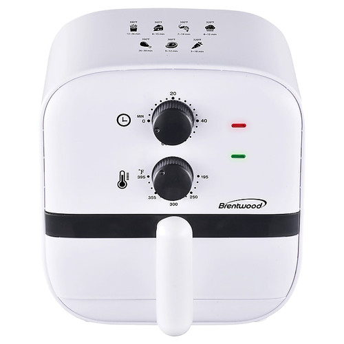 Brentwood 1-Quart 700-Watt Electric Air Fryer (White), (AF-100W)