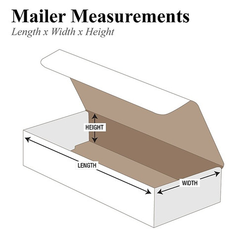 12" x 9" x 2" Corrugated Mailers, 50/Bundle (MLR1292)