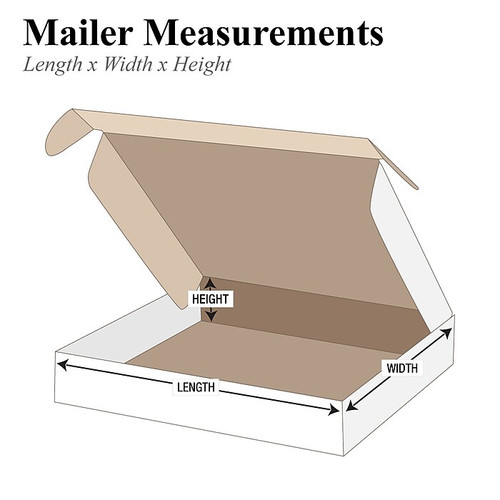 Deluxe Literature Mailers, 16"H x 10"W x 02 3/4"D, White, 50/Carton (65dd2019e8837636b11b4b63_ud)