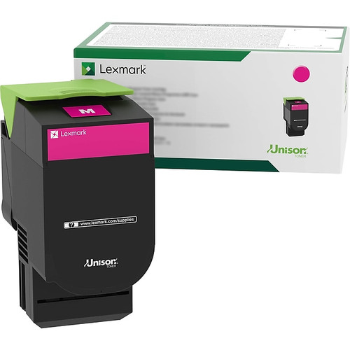 Lexmark 801 Magenta High Yield Toner Cartridge (80C1HM0)