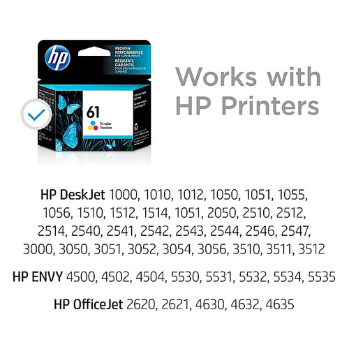 HP 61 Tri-Color Standard Yield Ink Cartridge (CH562WN#140), print up to 150 pages (65dd25f0e8837636b11b7fbe_ud)