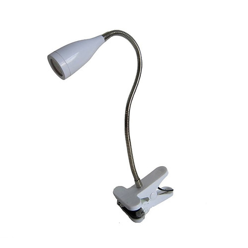 All the Rages Limelights LD2005-WHT Gooseneck LED Clip Light, White (65dd25fee8837636b11b8055_ud)