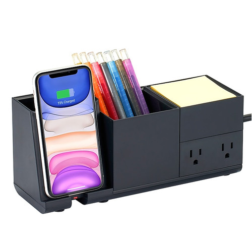 Bostitch Office Konnect Desk Organizer, Black Plastic (KT2-CLUBKITQI-BLK)