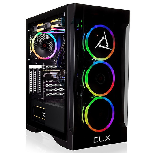CLX SET TGMSETRTU3401BM Gaming Desktop Computer, Intel Core i7-13700KF, 32GB Memory, 1TB SSD, 4TB HDD (65dd2a51e8837636b11ba9de_ud)