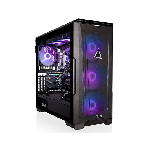 CLX SET TGMSETRTU2B08BM Gaming Desktop Computer, Intel Core i7-13700KF, 64GB Memory, 1TB SSD, 6TB HDD (65dd2a5ae8837636b11baa1c_ud)