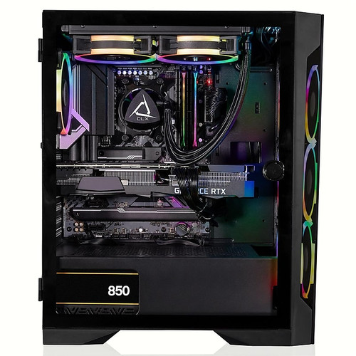 CLX SET TGMSETRTU2B01BM Gaming Desktop Computer, AMD Ryzen 7 7700X, 32GB Memory, 1TGB SSD, 4TB HDD (65dd2a68e8837636b11baa64_ud)