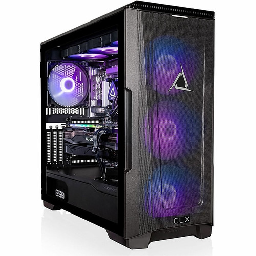 CLX SET TGMSETRTU2B07BM Gaming Desktop Computer, Intel Core i9-13900KF, 32GB Memory, 1TB SSD, 4TB HDD (65dd2a69e8837636b11baa6c_ud)