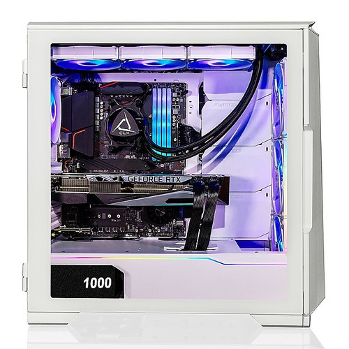 CLX SET TGMSETRTH2A04WM Gaming Desktop Computer, AMD Ryzen 9 7950X, 64GB Memory, 1TB SSD, 6TB HDD (65dd2a69e8837636b11baa71_ud)
