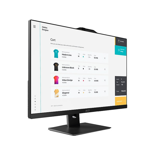 MSI Modern AM272P 12M-027US All-in-One Desktop Computer, Intel Core i7-1260P, 16GB Memory, 512GB SSD (MOAM272P12M027)