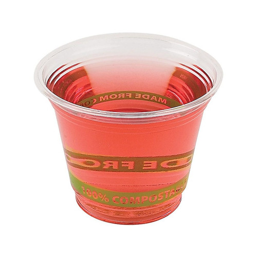 Eco-Products GreenStripe Cold Cups, 9 Oz., Transparent/Green, 1000/Carton (EP-CC9S-GS)