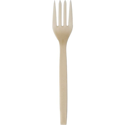 Eco-Products PSM Plant Starch Fork, Beige, 50/Pack (EP-S002)