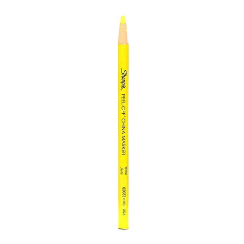 Sharpie China Marking Pencils bright yellow each [Pack of 24] (65dd2d72e8837636b11bc567_ud)