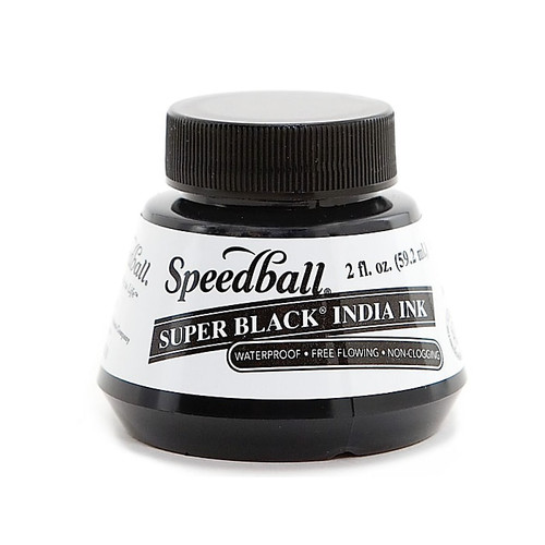 Speedball Super Black India Ink 2 Oz. [Pack Of 3] (65dd2da4e8837636b11bc6c2_ud)