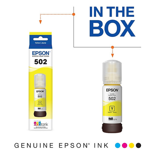 Epson T502 Yellow Standard Yield Ink Bottle (T502420-S)